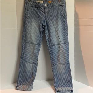 Antropologíe Pilcro striped Denim